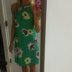 Jcrew floral silk dress